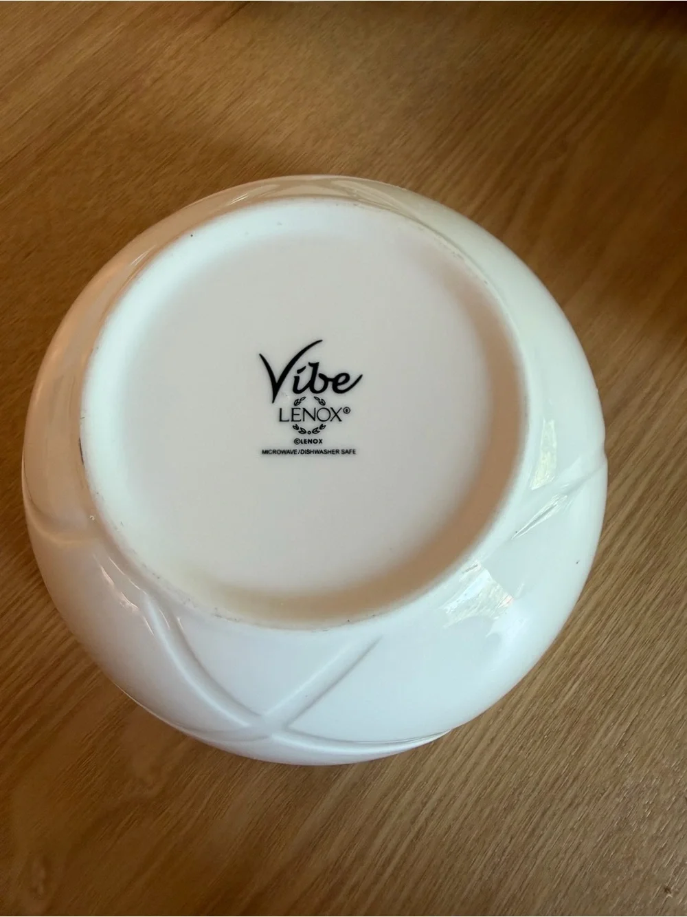 Vibe by Lenox Soup  Cereal Bowl White Porcelain Discontinued Rare